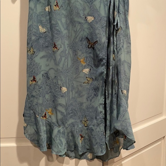 Anthro Wrap Tunic Dress- Pretty Butterfly Design - Picture 4 of 11